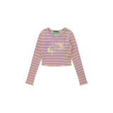 Women Sweater Top Girls Autumn Leisure Short Long Sleeve Pullover
