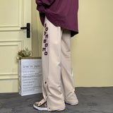 Men Sweatpants Men's Spring and Autumn Loose Drooping Straight Casual