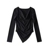 Women T-Shirt Long-Sleeved T-shirt Women's Bottoming Shirt Top