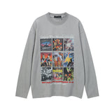 Unisex long-sleeved shirt autum dark printing