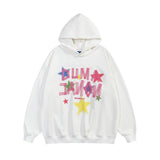 Men Hoodie Letter XINGX Printed Pullover Sweatshirt