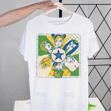 JoJo Bizarre Adventure T Shirts print O-Neck Short Sleeve