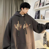 Men Hoodie Hooded Sweater Men Spring and Autumn Fashion Brand Loose Casual