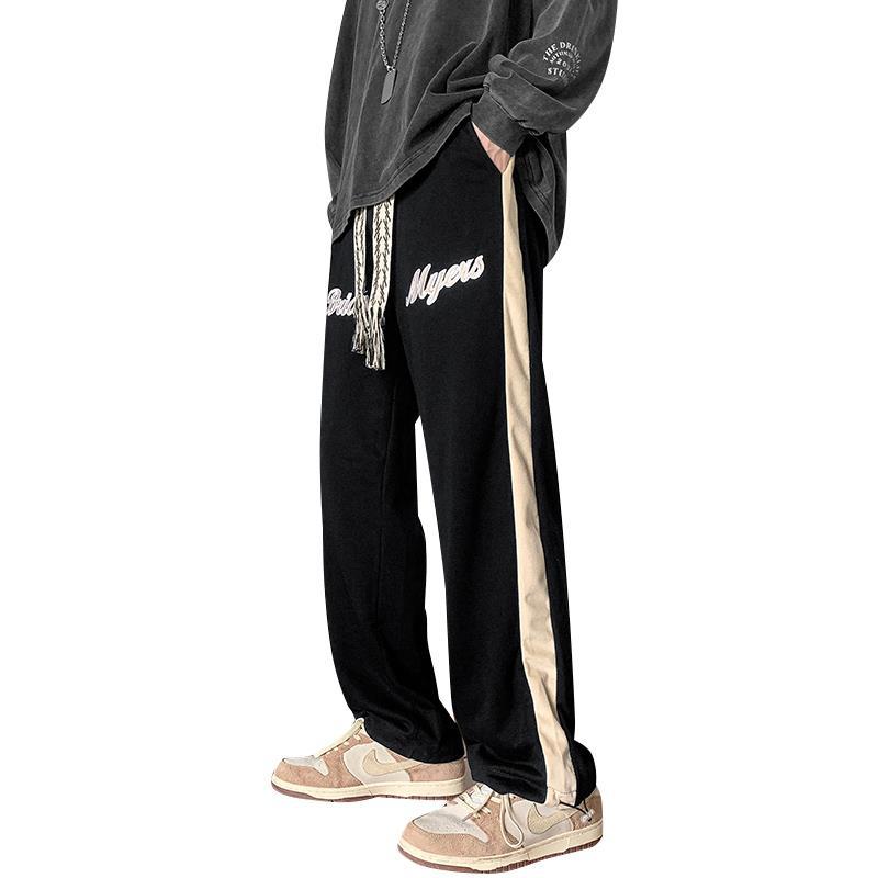 Men Sweatpants Fashion Brand Ins Summer Sports Straight Baggy Pants