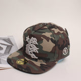 HS Hat Flat brim Embroidery Casual Versatile Trend