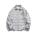 Unisex Jacket Fall Retro Plaid Pinker Women's Clothing