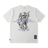 Men T Shirt Short-Sleeved T-shirt Men's Hiphop Couple Summer