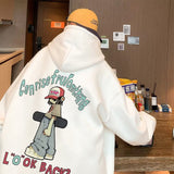 Men Hoodie Hooded Sweater Men Spring and Autumn Coat Fashion Brand Loose BF Idle Style