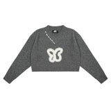 Women Sweater Short Sweater Casual Women's Autumn Long Sleeve
