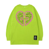 Men Long Sleeve Shirt High Street Sweater Coat Hiphop Long Sleeve T-shirt Autumn