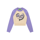 Women Sweater Short Sweater Women's Autumn Crew Neck Long Sleeve
