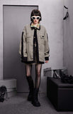 Unisex Jacket Fall Contrast Color Check Stitching Jacket
