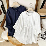 Women T-Shirt Summer Retro Art Casual Short Sleeve Shirt Loose