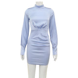 Women Desses Long Sleeve Hip Bag Dress Women
