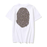Bathing Ape T Shirt Summer Camouflage Leopard Print Casual Plus Size Short Sleeve T-shirt