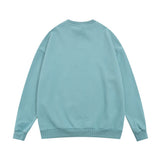 Men Hoodie Printed Crew Neck Sweatshirt Men's Loose Casual Spring and Autumn