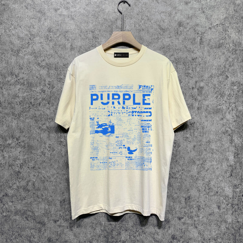 Purple Brand T Shirt Short Sleeve T-shirt Blouse