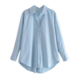 Women T-shirt Fall Women's Clothing Casual Solid Color Long Sleeve Shirt