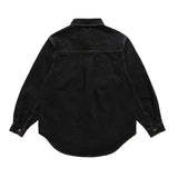 Men Denim Jacket Vintage Washed Long Sleeve Denim Jacket Men Loose Letter Embroidery