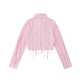 Women Long Sleeve Shirt Women's Slim Fit Design Sense Casual Short