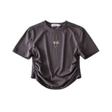 Women T-Shirt Summer Casual T-shirt Fashion Tops round Neck
