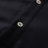 Men Long Sleeve T Shirt Solid Color Long Sleeve Men's Ins Fashion Brand Street Loose Half-Sleeve Top