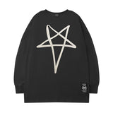 Men Long Sleeve Shirt Hiphop Sweater Men's Hip Hop Long Sleeve T-shirt