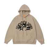 Men Hoodie Eyes Embroidered Hoodie Men