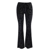 Women Pants Fall Bell-Bottom Pants Women's Design Casual Trousers