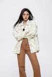 Unisex Jacket Autumn Vintage Printed Coat Women's Clothing
