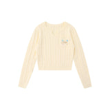 Women Sweater Short Knitwear for Girls Autumn Leisure Pullover Sweater