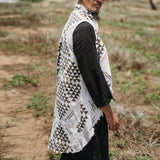 Men T Shirt Summer Men Cotton Linen Vest Vest Coat