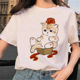 Summer New Women's T-shirt Fun Kawaii Cartoon
