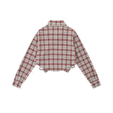 Women Long Sleeve Shirt Girls' Autumn Short Shirt Casual Shoulder
