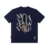 Men T Shirt Dark High Street T-shirt Men and Women Couple Loose Short Sleeve