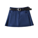 Women Skirt Spring Concise A- line Hip-Wrapped Skirt Suit Skirt
