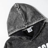 Men Hoodie Washed Old Hooded Sweater Men's Autumn and Winter Letter Printing