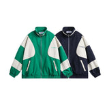 Unisex Jacket Autumn Leisure Style Splicing Coat Women's Clothing