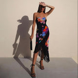 Women's Desses Dress Printed Beach Dress Midi Dress for Women