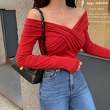 Women Long Sleeve Shirt Women's T-shirt Bottoming Shirt