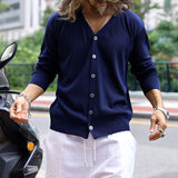 Men Sweater Autumn and Winter Men's Jacket Knitted Sweater Men's Jacket