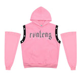 Men Hoodie Letter Printed Hoodie Men Loose Hoodie