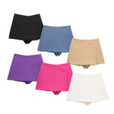 Women Skirt Fall Women's Clothing High Waist Design Shorts