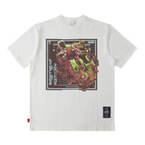 Men T Shirt Couple Summer Short Sleeve Loose Retro Angel Print T-shirt
