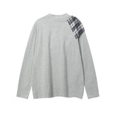 Unisex long-sleeved shirt casual strap design