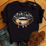 Print Women T Shirt Casual Short Sleeve