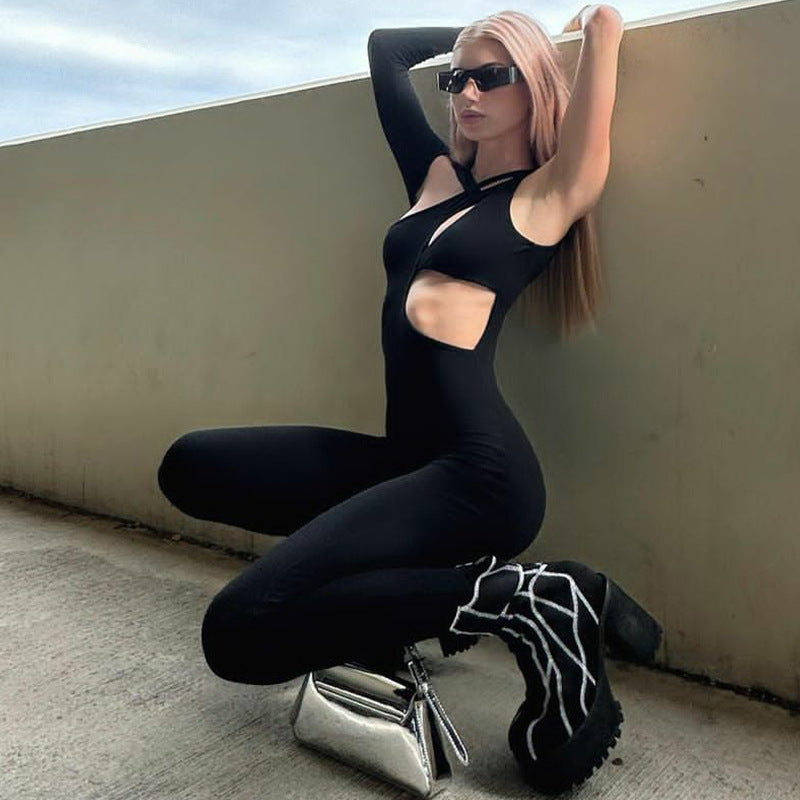 Women Jumpsuit Autumn Fashion Sexy Long Sleeve Jumpsuit