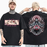 Retro Oversized  Cotton T Shirts Anime Jujutsu Kaisen Ryomen