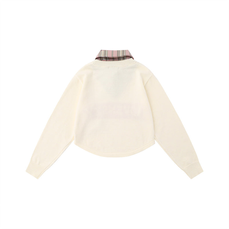 Women Sweater Short Knitwear for Girls Autumn Sweater
