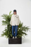 Unisex Jacket Autumn Stitching Affixed Cloth Embroidered Jacket Women's Clothing
